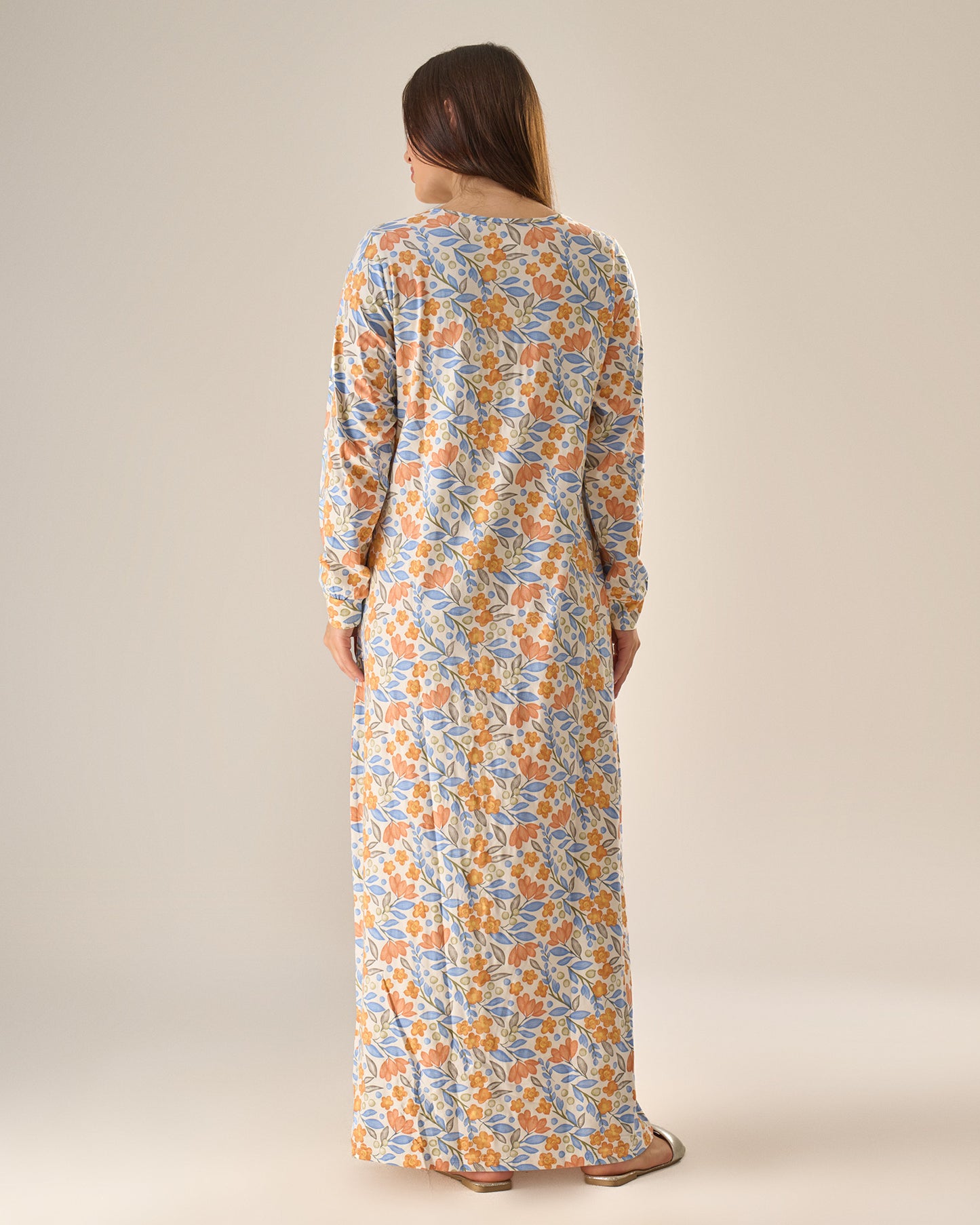 Floral sleeve nightdress