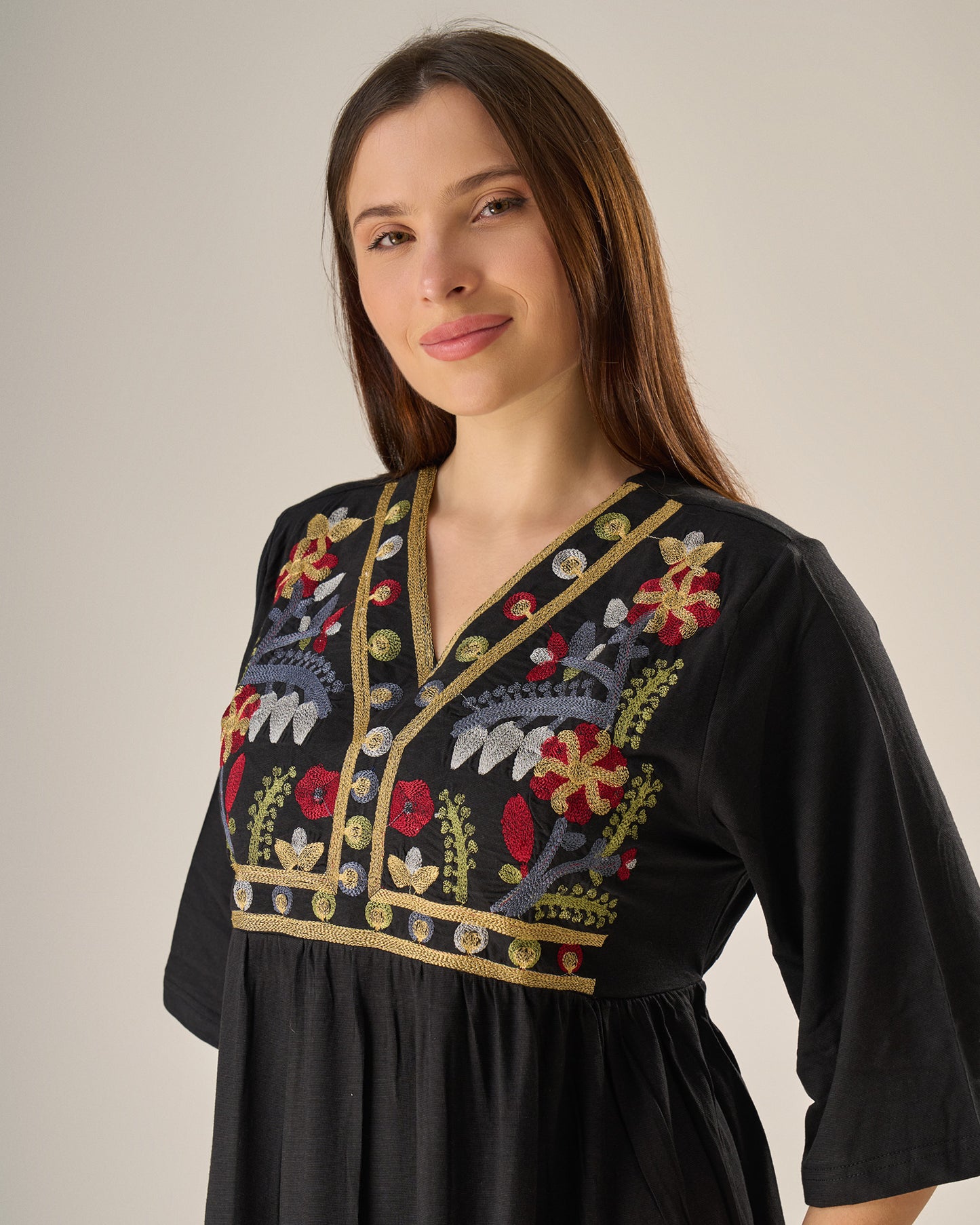 Midnight bloom dress