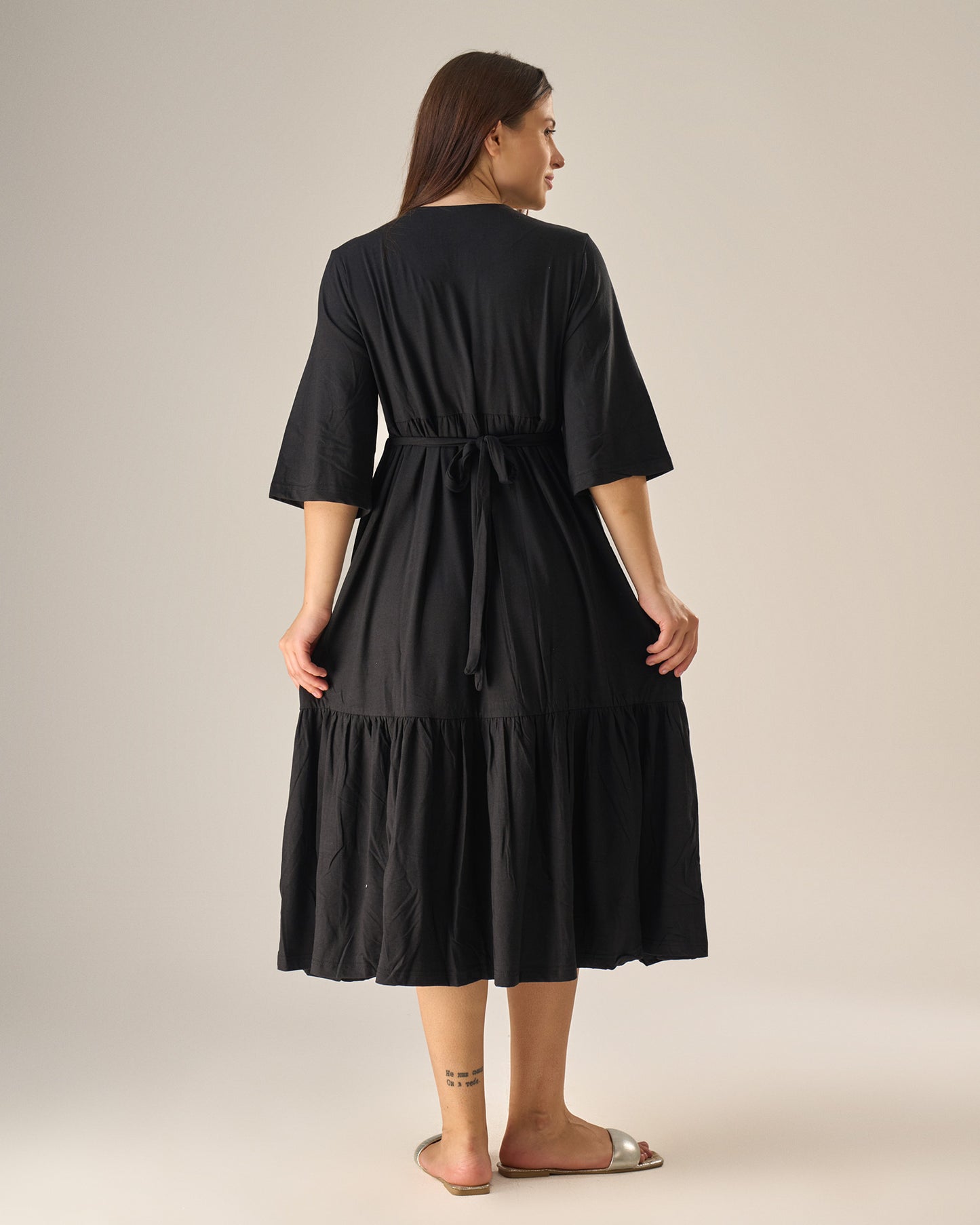 Midnight bloom dress