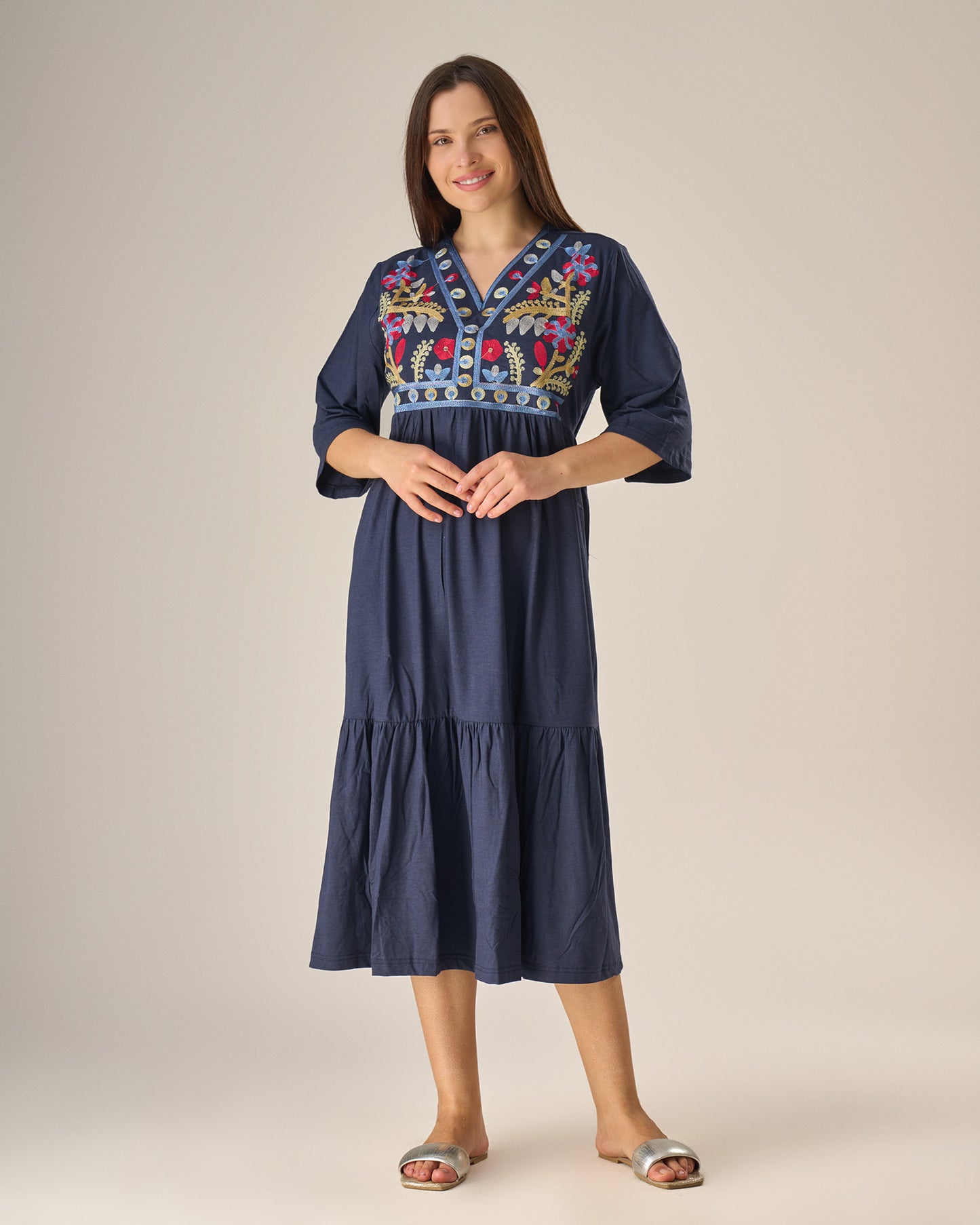 Midnight bloom dress