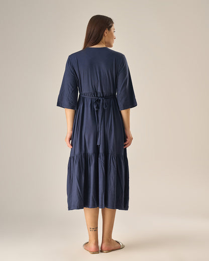 Midnight bloom dress