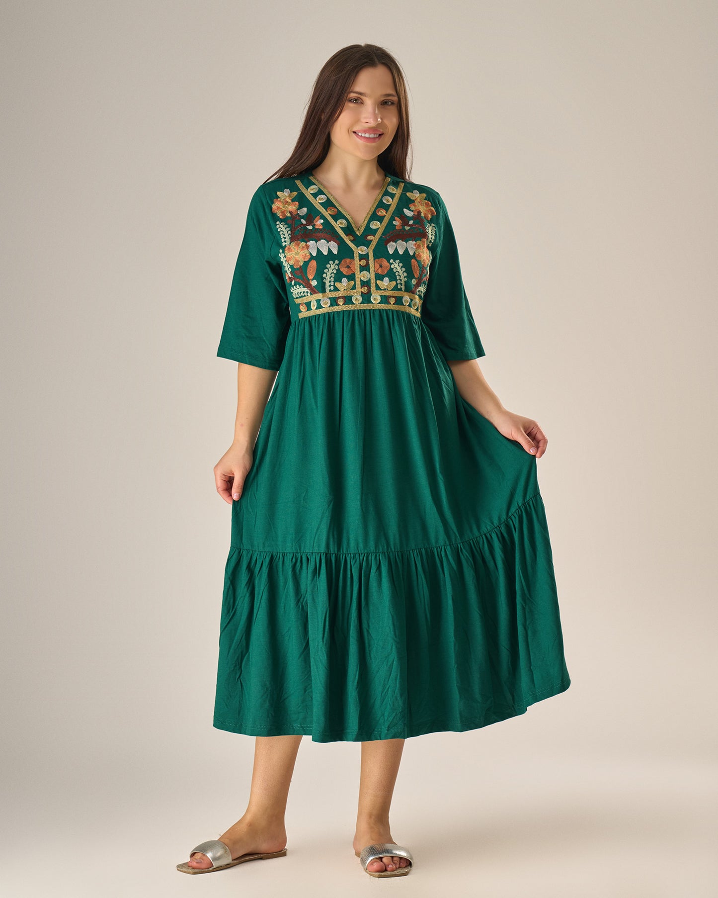 Midnight bloom dress