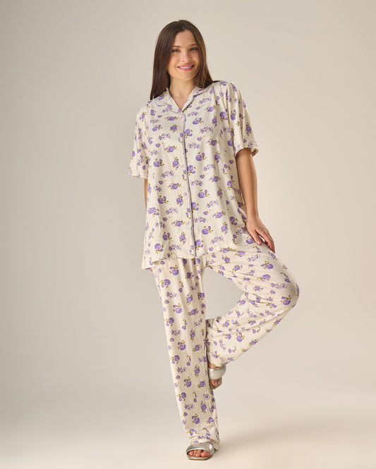 Cozy blossom pyjama