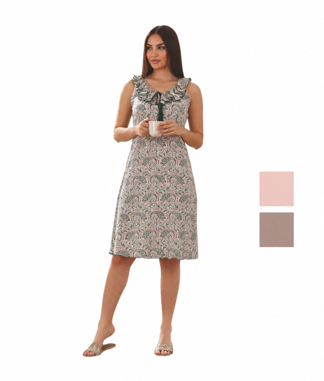 Printed nightgown