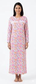 Floral sleeve nightdress
