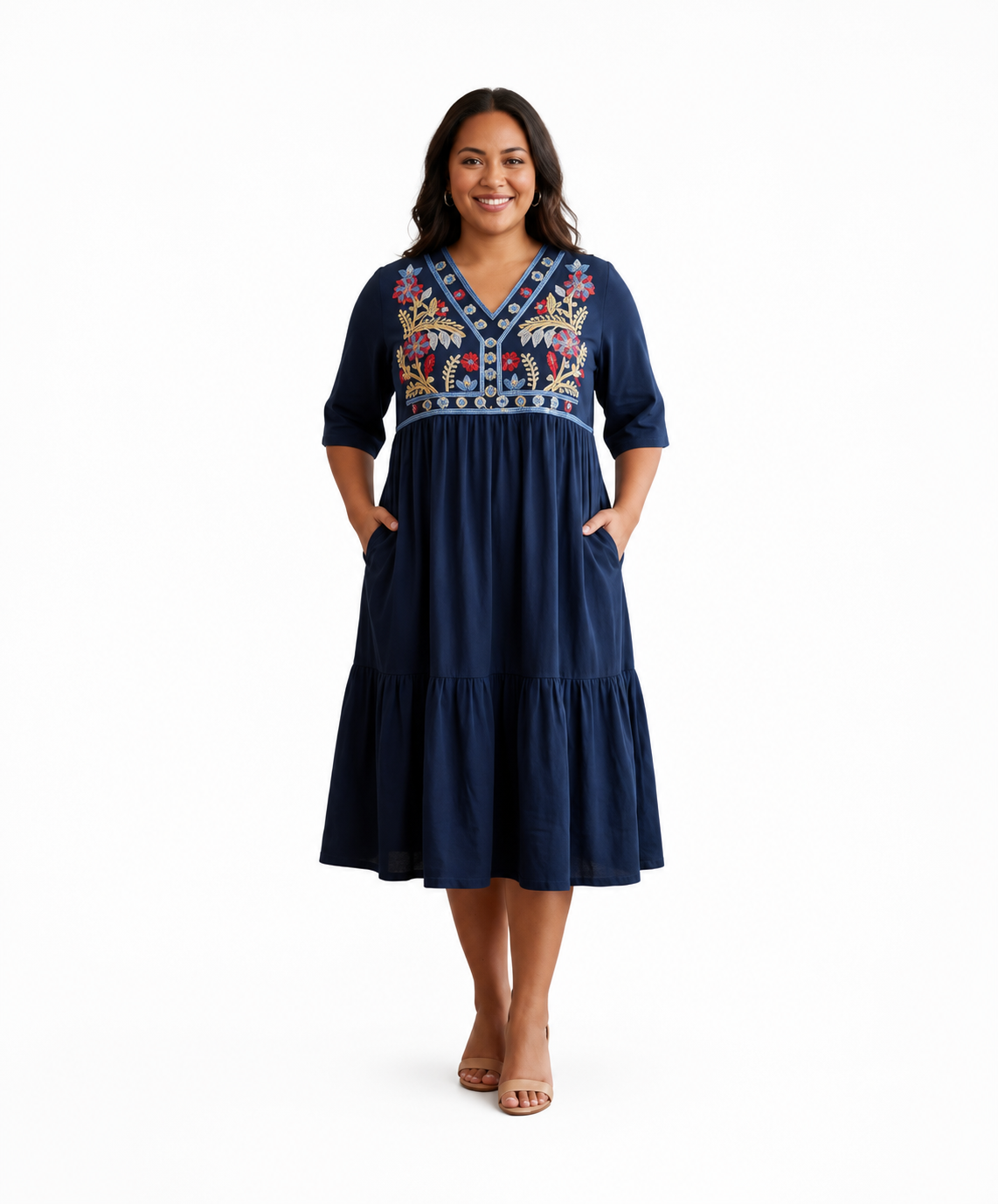 Midnight bloom dress